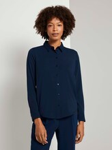 Schlichte Hemdbluse - Frauen - Night Sky Blue Schlichte Hemdbluse - Frauen - Night Sky Blue - 1 - Mine to five