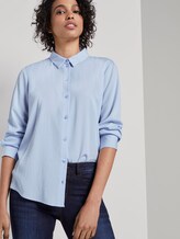 Schlichte Hemdbluse - Frauen - Soft Charming Blue Schlichte Hemdbluse - Frauen - Soft Charming Blue - 5 - Mine to five