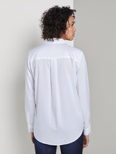 Schlichte Hemdbluse - Frauen - White Schlichte Hemdbluse - Frauen - White - 2 - Mine to five