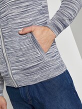 Feine Strickjacke - Männer - offwhite navy heather yarn Feine Strickjacke - Männer - offwhite navy heather yarn - 10 - TOM TAILOR