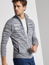 Feine Strickjacke - Männer - offwhite navy heather yarn Feine Strickjacke - Männer - offwhite navy heather yarn - 5 - TOM TAILOR