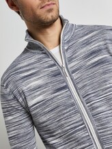 Feine Strickjacke - Männer - offwhite navy heather yarn Feine Strickjacke - Männer - offwhite navy heather yarn - 9 - TOM TAILOR
