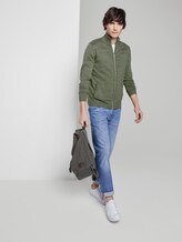 Feine Strickjacke - Männer - pale green olive heather yarn Feine Strickjacke - Männer - pale green olive heather yarn - 3 - TOM TAILOR