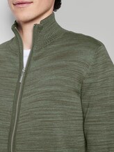 Feine Strickjacke - Männer - pale green olive heather yarn Feine Strickjacke - Männer - pale green olive heather yarn - 9 - TOM TAILOR