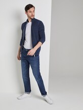 Feine Strickjacke - Männer - navy blue heather yarn Feine Strickjacke - Männer - navy blue heather yarn - 3 - TOM TAILOR