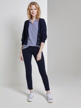Poloshirt mit langer Knopfleiste - Frauen - Parisienne Blue Poloshirt mit langer Knopfleiste - Frauen - Parisienne Blue - 3 - TOM TAILOR