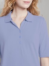 Poloshirt mit langer Knopfleiste - Frauen - Parisienne Blue Poloshirt mit langer Knopfleiste - Frauen - Parisienne Blue - 9 - TOM TAILOR