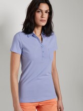 Basic polo shirt met borstzak - Vrouwen - Parisienne Blue Basic polo shirt met borstzak - Vrouwen - Parisienne Blue - 5 - TOM TAILOR