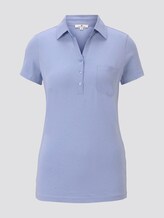 Basic polo shirt met borstzak - Vrouwen - Parisienne Blue Basic polo shirt met borstzak - Vrouwen - Parisienne Blue - 7 - TOM TAILOR