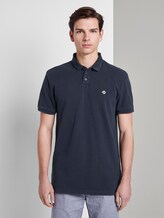 Poloshirt mit Print - Männer - Sky Captain Blue Poloshirt mit Print - Männer - Sky Captain Blue - 1 - TOM TAILOR Denim