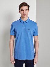 Poloshirt mit Print - Männer - water sport blue Poloshirt mit Print - Männer - water sport blue - 1 - TOM TAILOR Denim