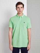 Poloshirt mit Print - Männer - soft neo green Poloshirt mit Print - Männer - soft neo green - 1 - TOM TAILOR Denim