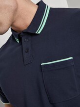 Poloshirt mit Kontraststreifen - Männer - Sky Captain Blue Poloshirt mit Kontraststreifen - Männer - Sky Captain Blue - 10 - TOM TAILOR Denim