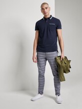Poloshirt mit Kontraststreifen - Männer - Sky Captain Blue Poloshirt mit Kontraststreifen - Männer - Sky Captain Blue - 3 - TOM TAILOR Denim