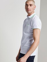 Poloshirt mit Kontraststreifen - Männer - White Poloshirt mit Kontraststreifen - Männer - White - 5 - TOM TAILOR Denim