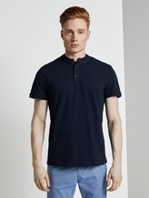 Henley T-Shirt - Männer - Sky Captain Blue Henley T-Shirt - Männer - Sky Captain Blue - 1 - TOM TAILOR Denim