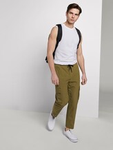 Cargo jogging bottoms - Men - faded moss green Cargo jogging bottoms - Men - faded moss green - 3 - TOM TAILOR Denim