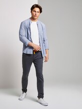 Stretch Slim Chino Hose - Männer - Sky Captain Blue Stretch Slim Chino Hose - Männer - Sky Captain Blue - 3 - TOM TAILOR Denim