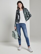 Blouse top with turn-ups - Women - Off White Blouse top with turn-ups - Women - Off White - 3 - TOM TAILOR Denim