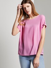 Blusenshirt mit Turn-Ups - Frauen - bright pink Blusenshirt mit Turn-Ups - Frauen - bright pink - 5 - TOM TAILOR Denim