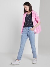Blusenshirt mit Turn-Ups - Frauen - navy letter print Blusenshirt mit Turn-Ups - Frauen - navy letter print - 3 - TOM TAILOR Denim