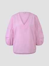 Bluse mit Ballonärmeln - Frauen - bright pink chambray Bluse mit Ballonärmeln - Frauen - bright pink chambray - 7 - TOM TAILOR Denim