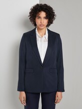 Moderner Blazer aus Lyocell - - Sky Captain Blue Moderner Blazer aus Lyocell - - Sky Captain Blue - 1 - Mine to five