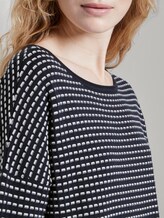 Gepunkteter Strickpullover - Frauen - Sky Captain Blue Gepunkteter Strickpullover - Frauen - Sky Captain Blue - 9 - TOM TAILOR