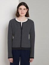 Gepunkteter Cardigan - Frauen - Sky Captain Blue Gepunkteter Cardigan - Frauen - Sky Captain Blue - 1 - TOM TAILOR