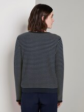 Gepunkteter Cardigan - Frauen - Sky Captain Blue Gepunkteter Cardigan - Frauen - Sky Captain Blue - 2 - TOM TAILOR