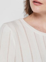 Strukturierter Strickpullover - Frauen - Whisper White Strukturierter Strickpullover - Frauen - Whisper White - 9 - TOM TAILOR