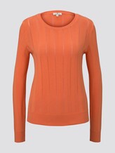 Getextureerde trui - Vrouwen - fruity melon orange Getextureerde trui - Vrouwen - fruity melon orange - 7 - TOM TAILOR