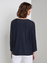 Schlichter Pullover - Frauen - Sky Captain Blue Schlichter Pullover - Frauen - Sky Captain Blue - 2 - TOM TAILOR