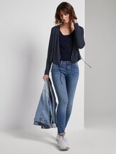 Cardigan zum Wickeln - Frauen - Sky Captain Blue Cardigan zum Wickeln - Frauen - Sky Captain Blue - 3 - TOM TAILOR