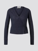 Cardigan zum Wickeln - Frauen - Sky Captain Blue Cardigan zum Wickeln - Frauen - Sky Captain Blue - 7 - TOM TAILOR