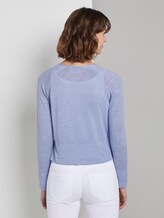 Cardigan zum Wickeln - Frauen - Parisienne Blue Cardigan zum Wickeln - Frauen - Parisienne Blue - 2 - TOM TAILOR