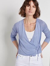 Cardigan zum Wickeln - Frauen - Parisienne Blue Cardigan zum Wickeln - Frauen - Parisienne Blue - 5 - TOM TAILOR