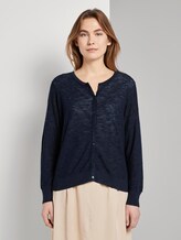 Lockerer Cardigan - Frauen - Sky Captain Blue Lockerer Cardigan - Frauen - Sky Captain Blue - 1 - TOM TAILOR