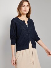 Lockerer Cardigan - Frauen - Sky Captain Blue Lockerer Cardigan - Frauen - Sky Captain Blue - 5 - TOM TAILOR