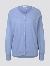 Lockerer Cardigan - Frauen - Parisienne Blue Lockerer Cardigan - Frauen - Parisienne Blue - 7 - TOM TAILOR