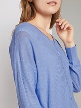 Lockerer Cardigan - Frauen - Parisienne Blue Lockerer Cardigan - Frauen - Parisienne Blue - 9 - TOM TAILOR