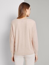 Lockerer Cardigan - Frauen - soft vanilla Lockerer Cardigan - Frauen - soft vanilla - 2 - TOM TAILOR