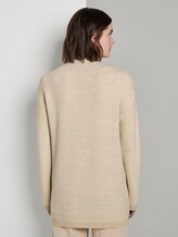 Strukturierter Cardigan - Frauen - soft vanilla Strukturierter Cardigan - Frauen - soft vanilla - 2 - TOM TAILOR