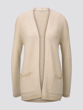 Strukturierter Cardigan - Frauen - soft vanilla Strukturierter Cardigan - Frauen - soft vanilla - 7 - TOM TAILOR