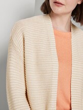 Strukturierter Cardigan - Frauen - soft vanilla Strukturierter Cardigan - Frauen - soft vanilla - 9 - TOM TAILOR
