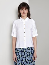 Schlichtes Blusenshirt - Frauen - White Schlichtes Blusenshirt - Frauen - White - 1 - Mine to five