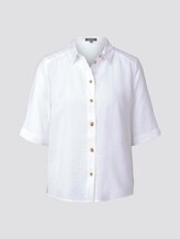 Schlichtes Blusenshirt - Frauen - White Schlichtes Blusenshirt - Frauen - White - 7 - Mine to five