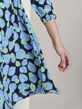 Kleid mit Allover-Print - - navy leaves design Kleid mit Allover-Print - - navy leaves design - 10 - Mine to five