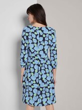 Kleid mit Allover-Print - - navy leaves design Kleid mit Allover-Print - - navy leaves design - 2 - Mine to five