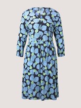 Kleid mit Allover-Print - - navy leaves design Kleid mit Allover-Print - - navy leaves design - 7 - Mine to five